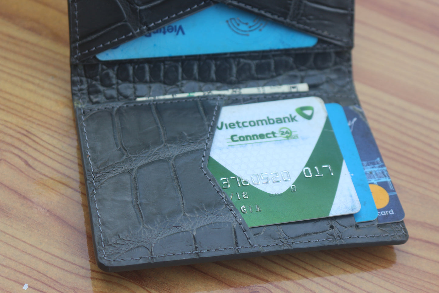 genuine alligator leather Card Holder