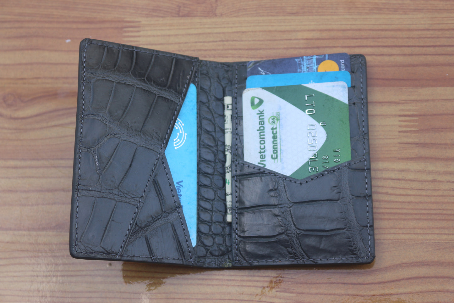 genuine alligator leather Card Holder