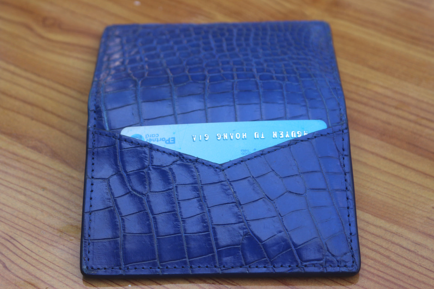 genuine alligator leather Card Holder