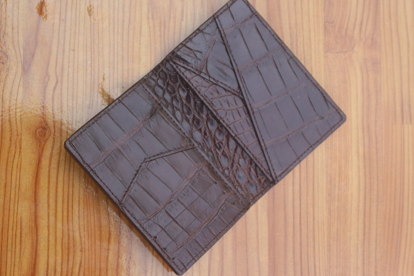 genuine alligator leather Card Holder