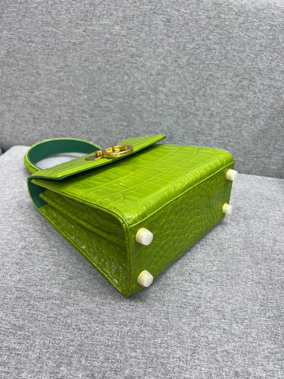 Genuine alligator leather salvatore bag