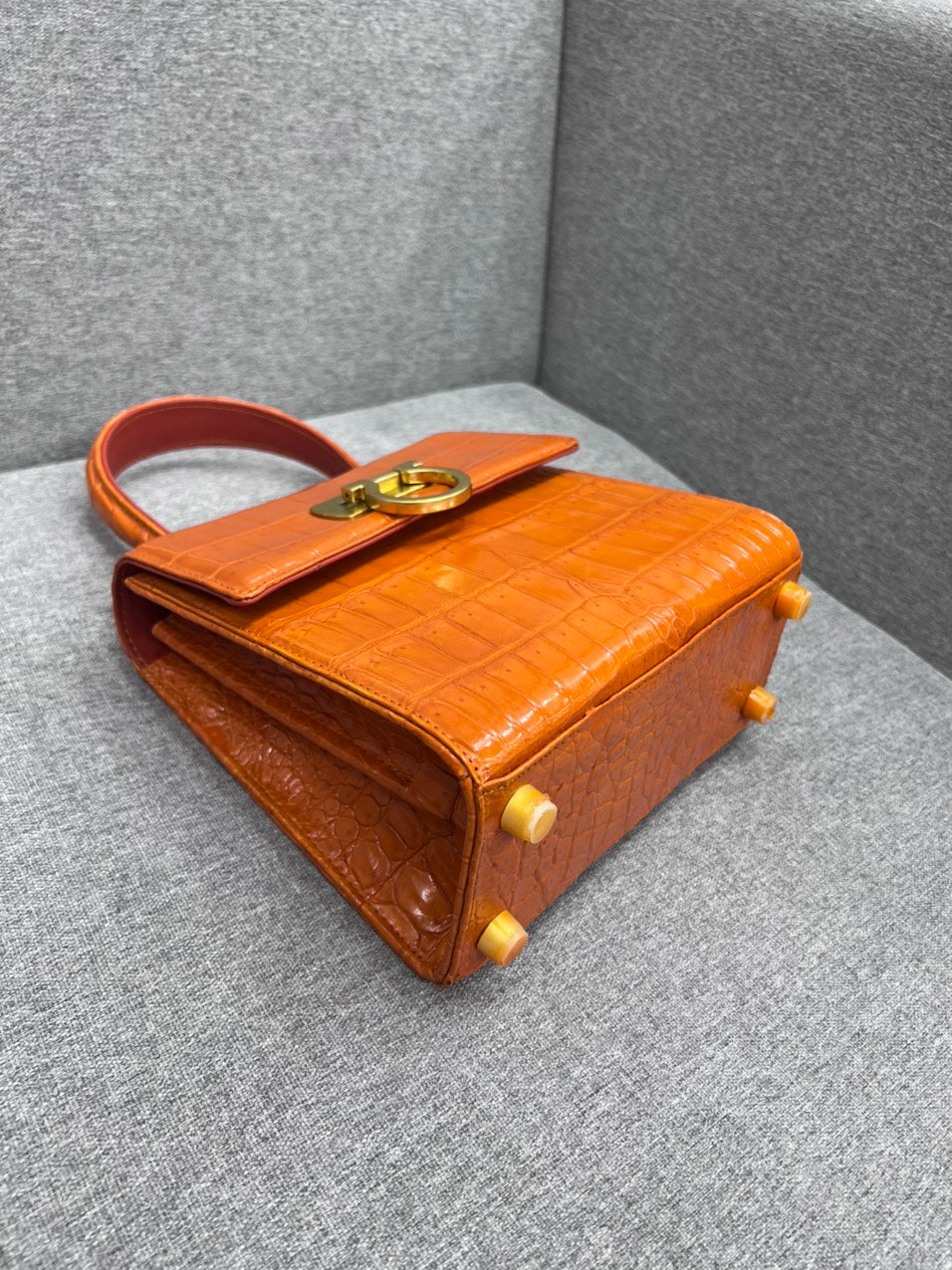 Genuine alligator leather salvatore bag
