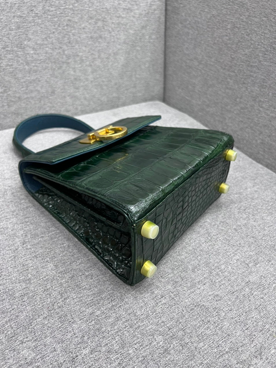 Genuine alligator leather salvatore bag