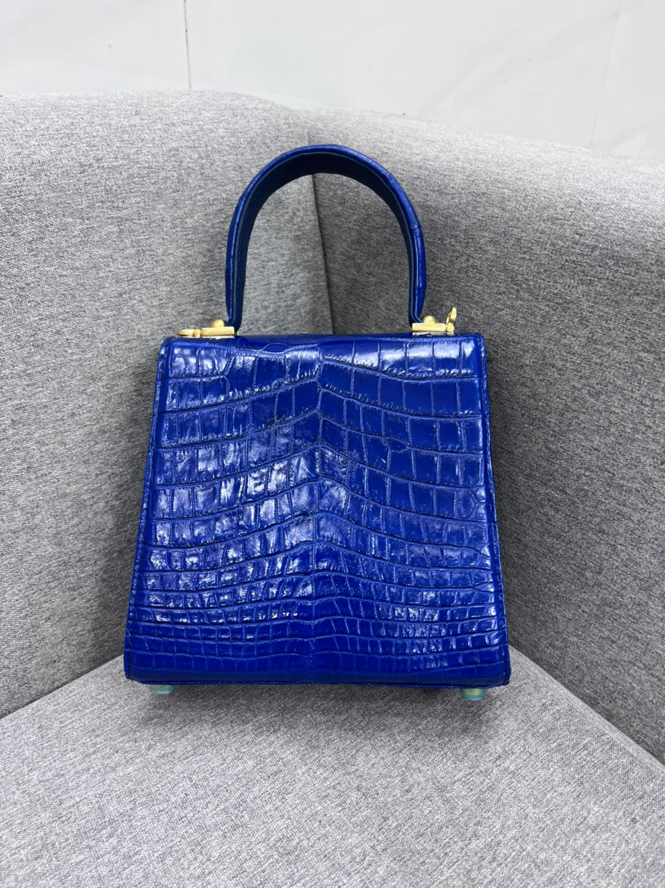 Genuine alligator leather salvatore bag