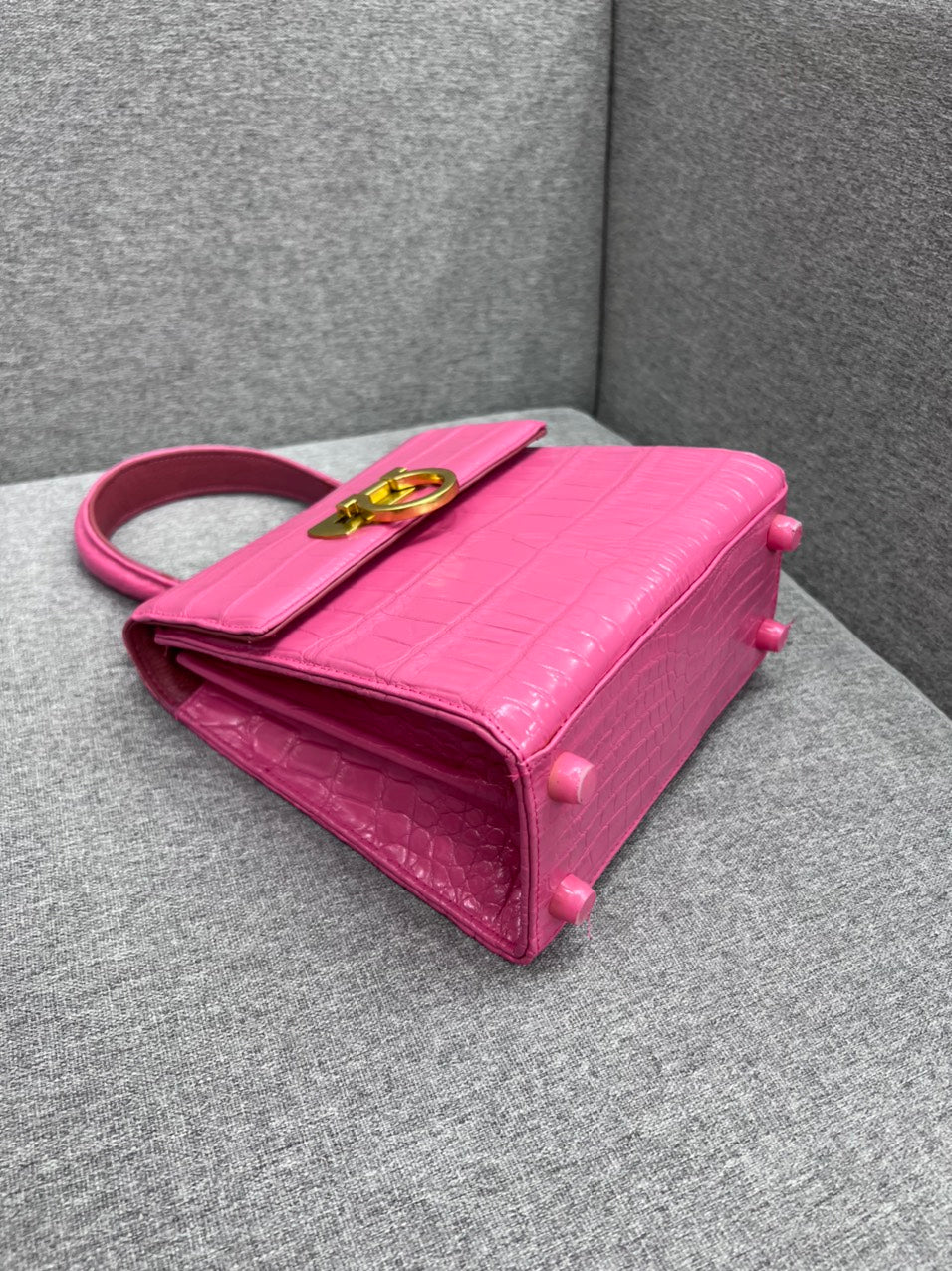 Genuine alligator leather salvatore bag