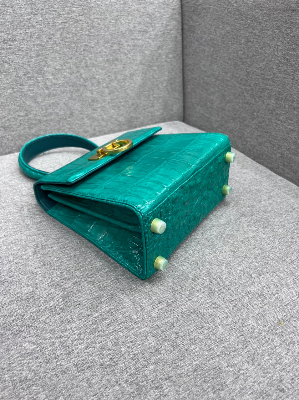 Genuine alligator leather salvatore bag