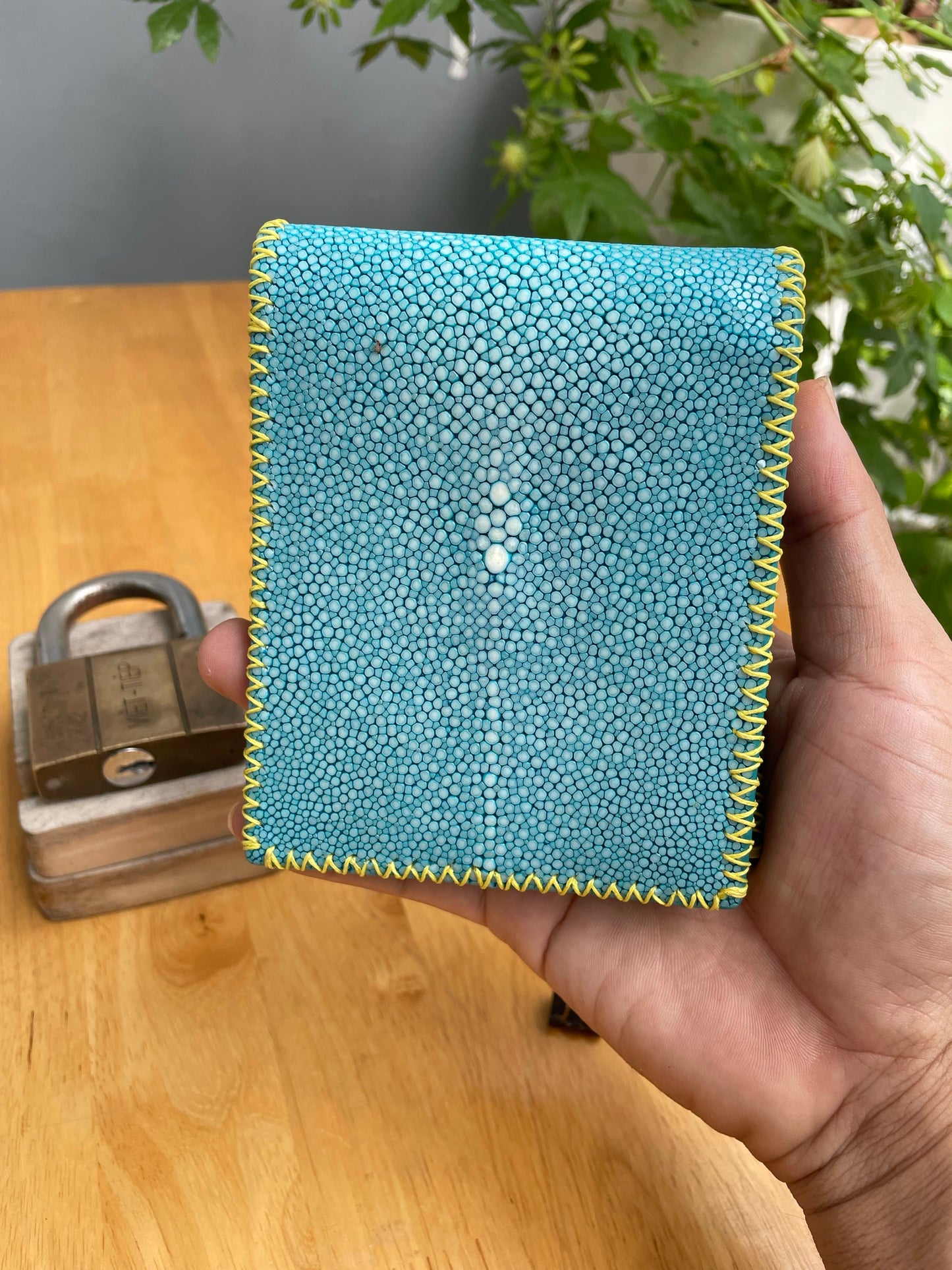 tiffany stingray leather wallet for men
