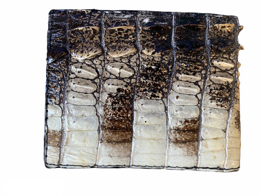 Original alligator leather wallet for men