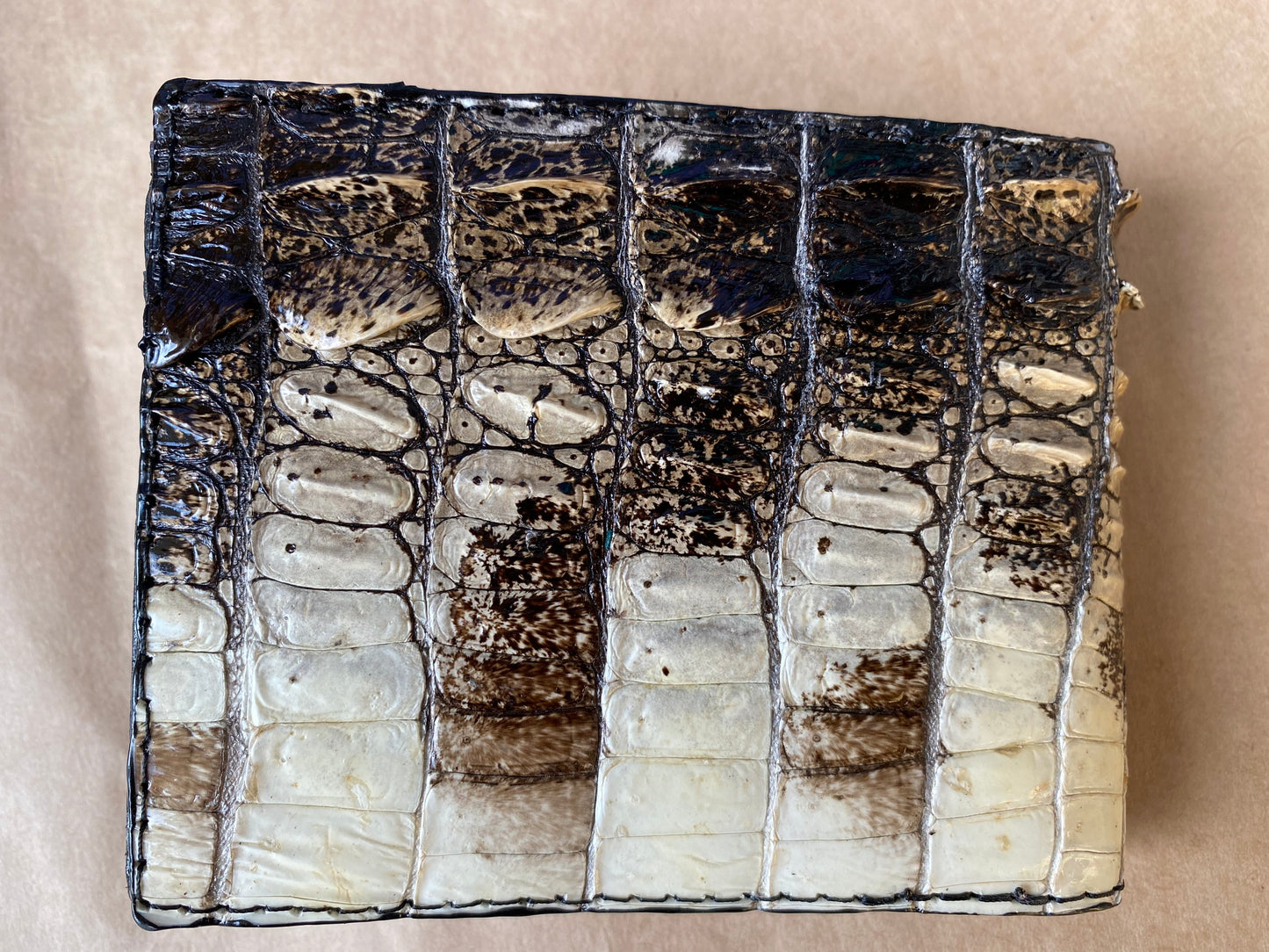 Original alligator leather wallet for men