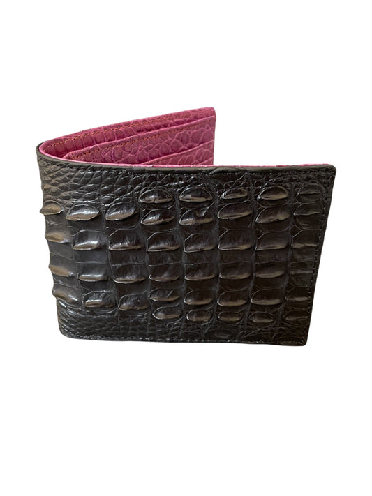 crocodile leather wallet for men