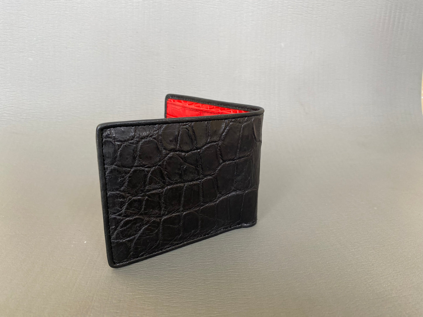 genuine alligator leather belly men wallet