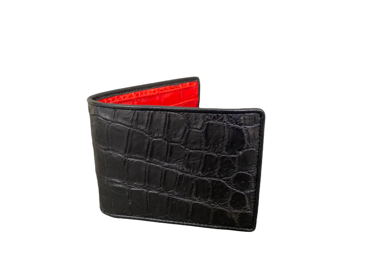 genuine alligator leather belly men wallet