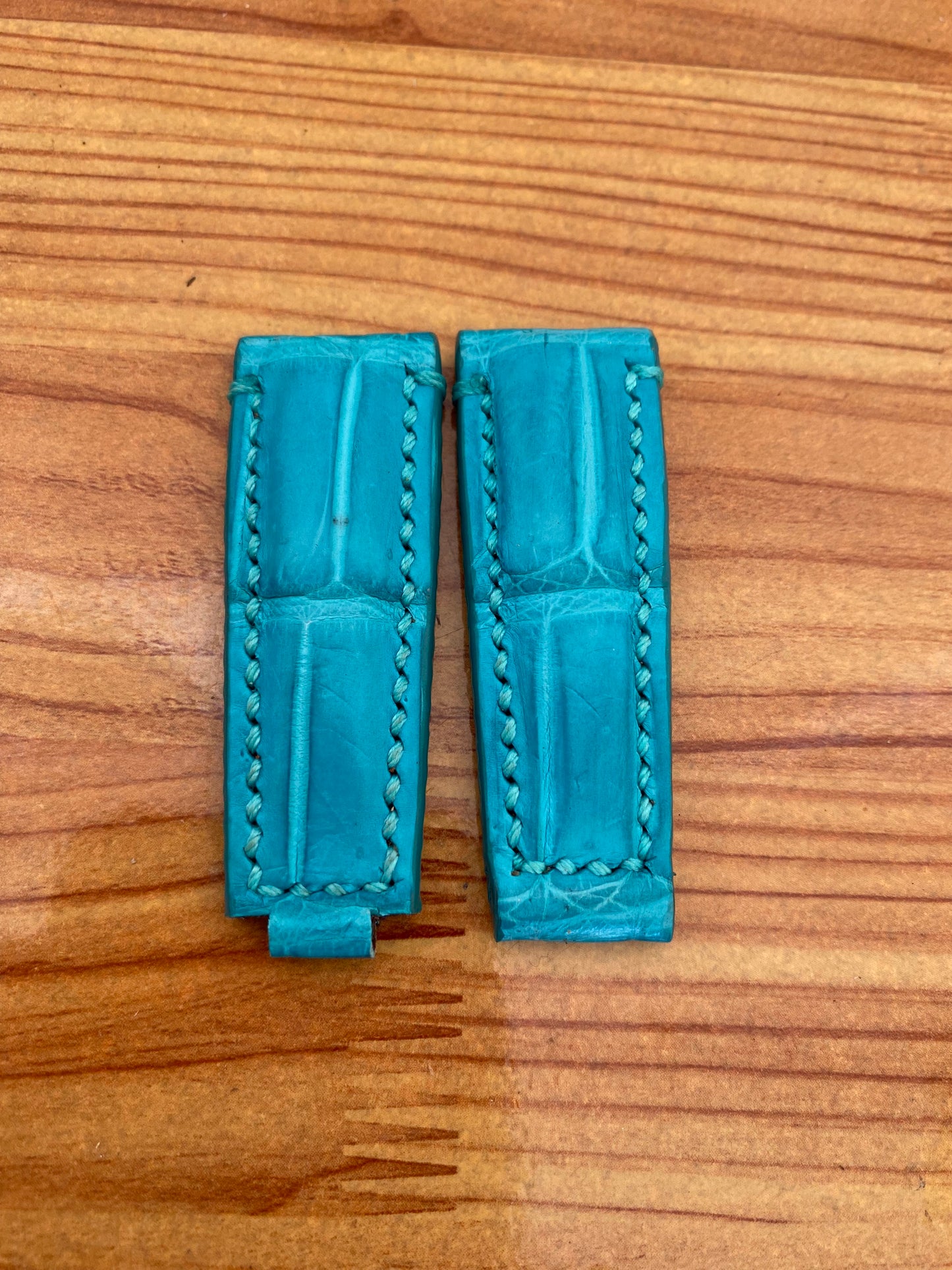 tiffany  alligator leather  watch strap band for Rolex