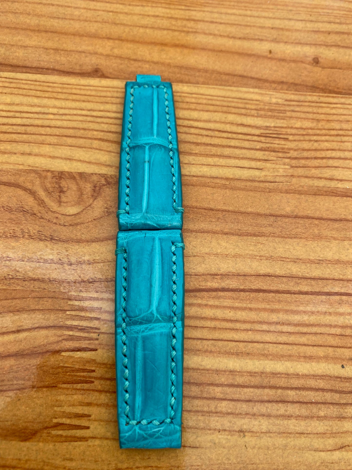 tiffany  alligator leather  watch strap band for Rolex