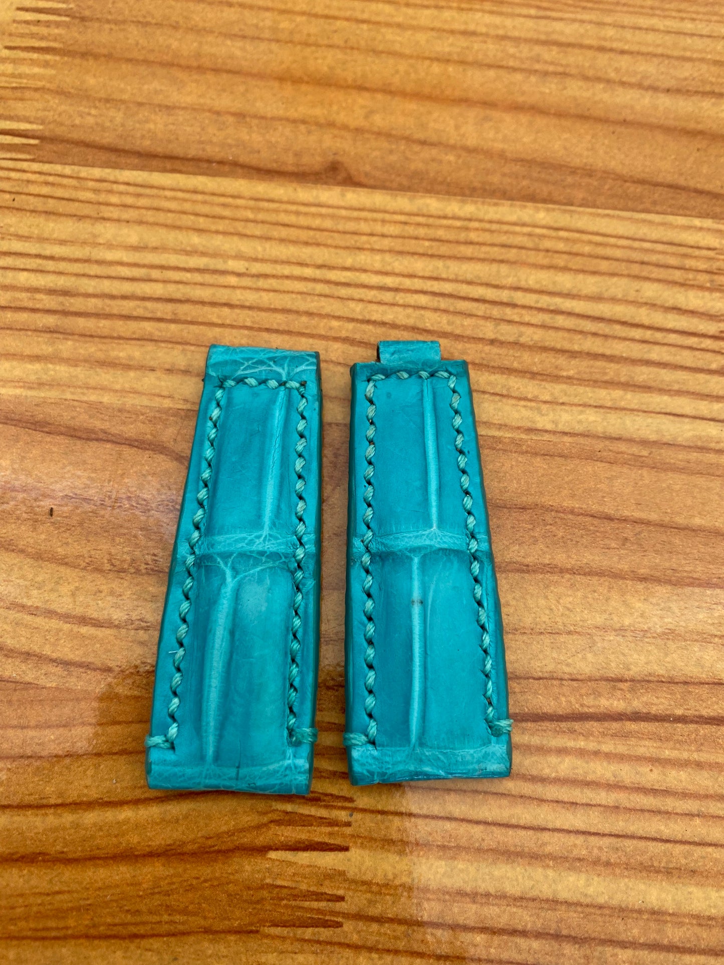 tiffany  alligator leather  watch strap band for Rolex