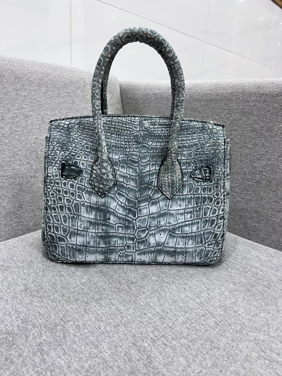 Handcrafted Crocodile Alligator Belly Leather Backpack Shoulder Bag Tr –  Crocodile Viet